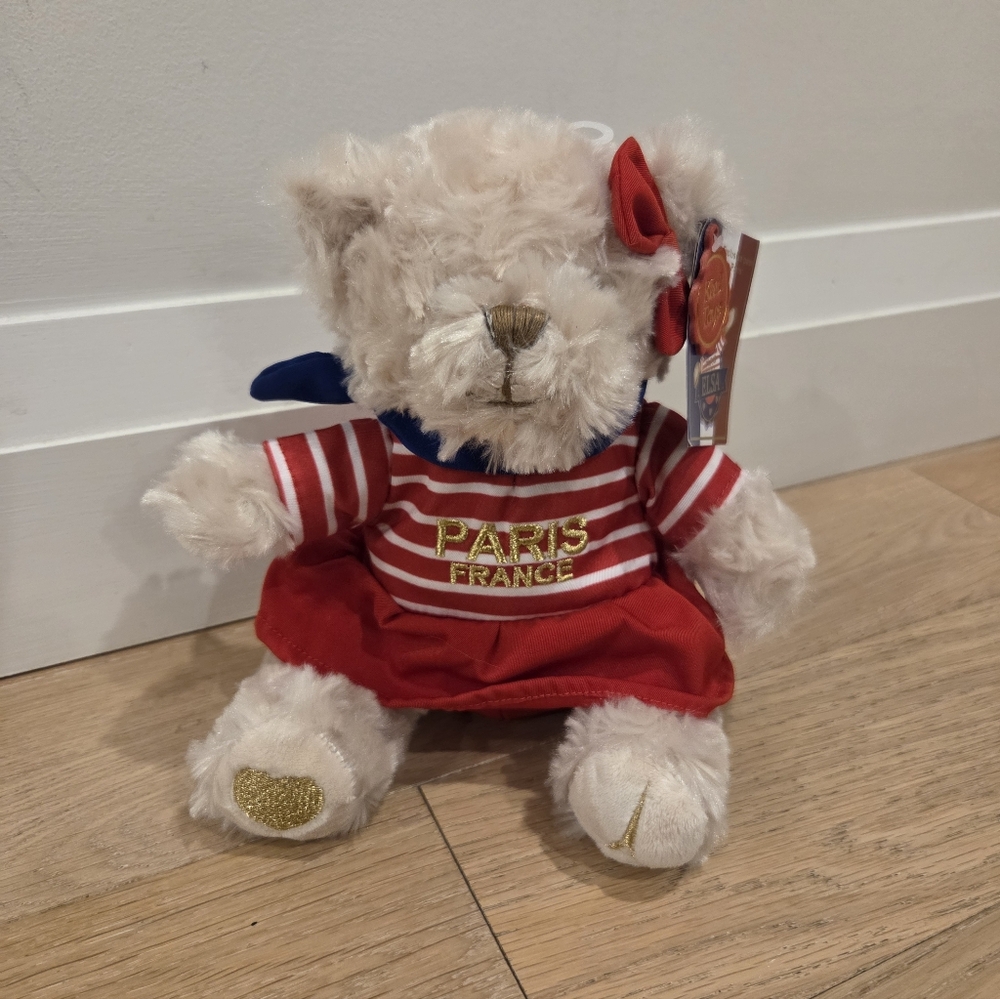 KEEL TOYS | NWT Paris France Soft Teddy